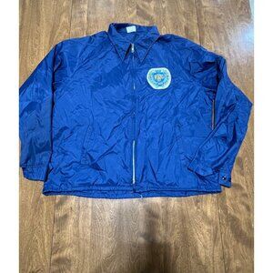 Ford Vintage Retro Nylon Zip Up Jacket Ford Professional Sales Counselors Patch